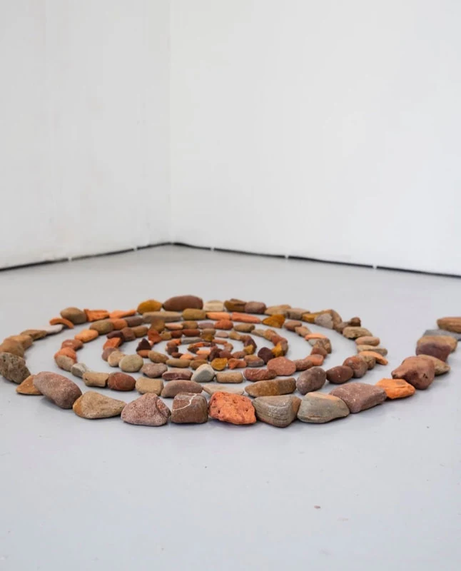 Earth and Bone — materials and studio process