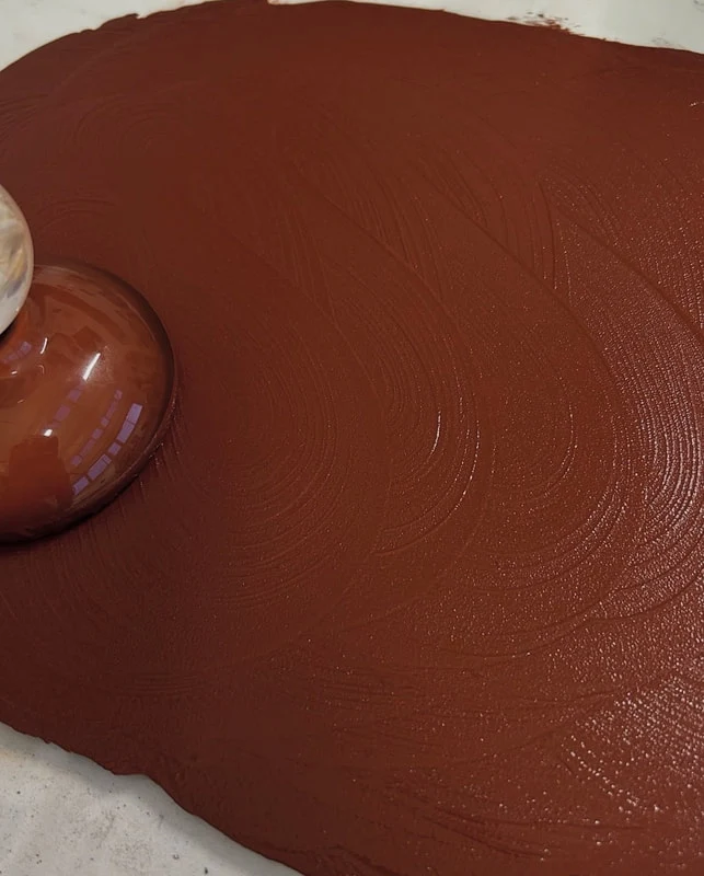 Earth and Bone — materials and studio process